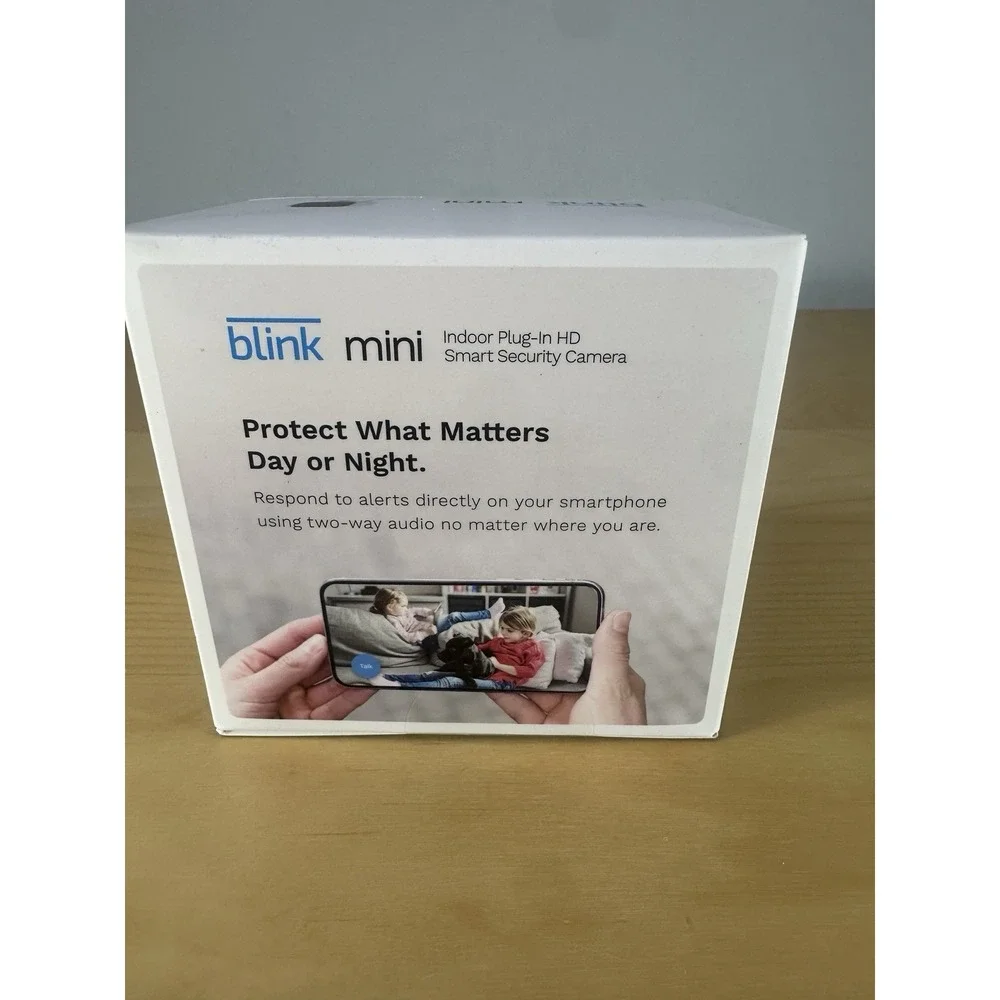 Blink Mini Indoor Plug-In Live HD Smart Security Camera (New in Box)